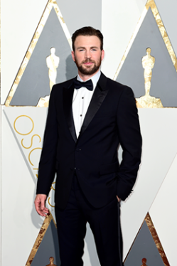 Chris Evans in Prada