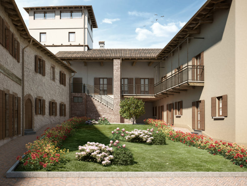 09-Castello-di-Inverigo-render-esterno-Corte-Pozzo_LR
