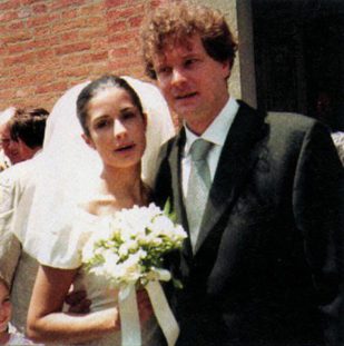 Colin Firth e Livia Giuggioli