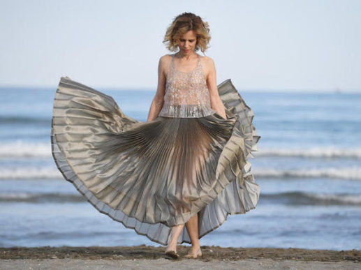 Sonia Bergamasco in Armani