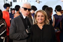 Silvia Venturini Fendi e Karl Lagerfeld