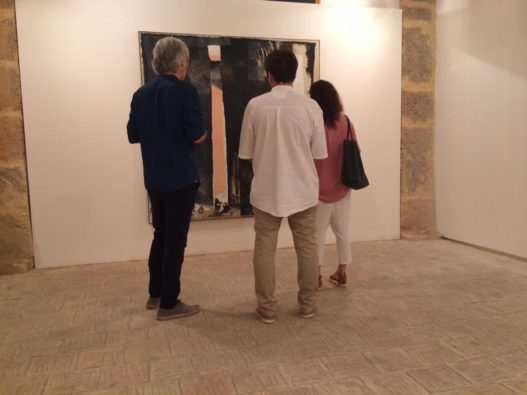 Moglie e figlio dell'artista
