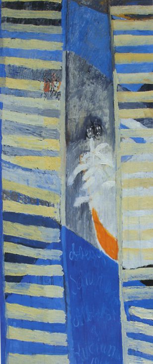 ALBERTO GIANQUINTO, Abeg Schumann, olio su tela, 1966, LGT