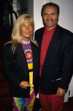 Gianni e Donatella Versace