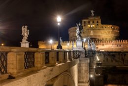 Castel Sant'fuochi d'artificio a roma a capodanno