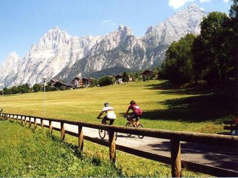 passeggiando in bicicletta