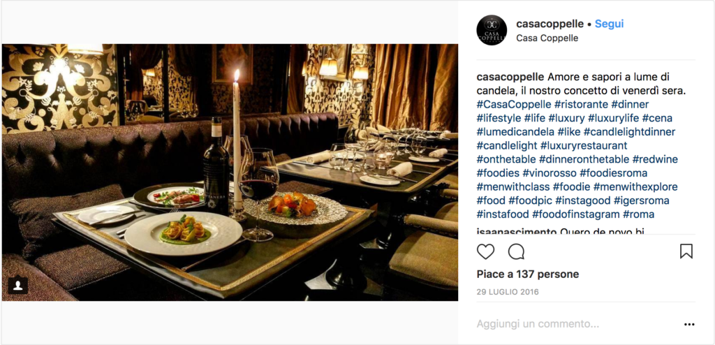 Ristorante romantico a Roma: tra panorama e luci soffuse ...