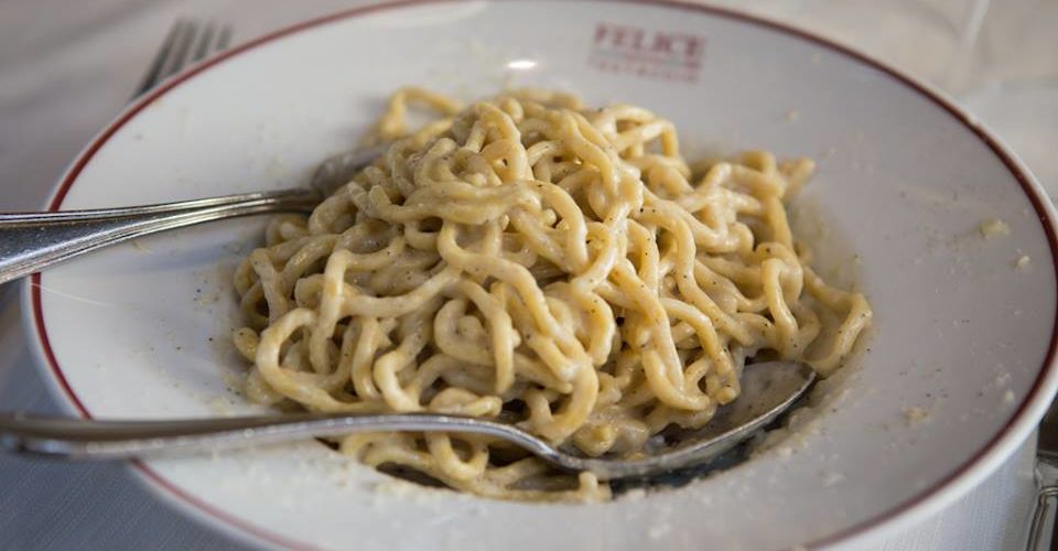 cacio e pepe a roma