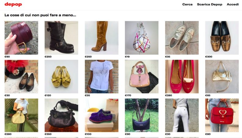 vendere scarpe usate online