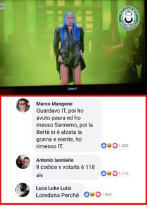 commenti divertenti prima puntata sanremo