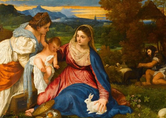 madonna dipinto tiziano arte italiana nel mondo