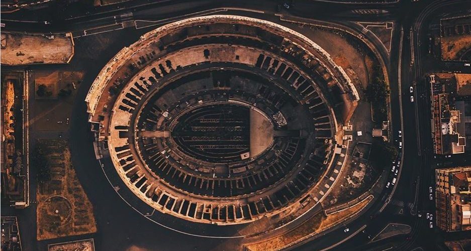 birds eye view colosseo italia Bird’s-eye Views