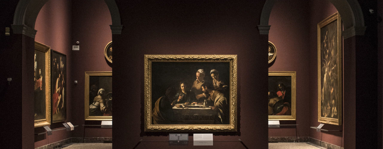 caravaggio cena ad emmaus pinacoteca di brera 2019