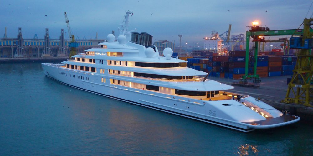 million pound mega yacht