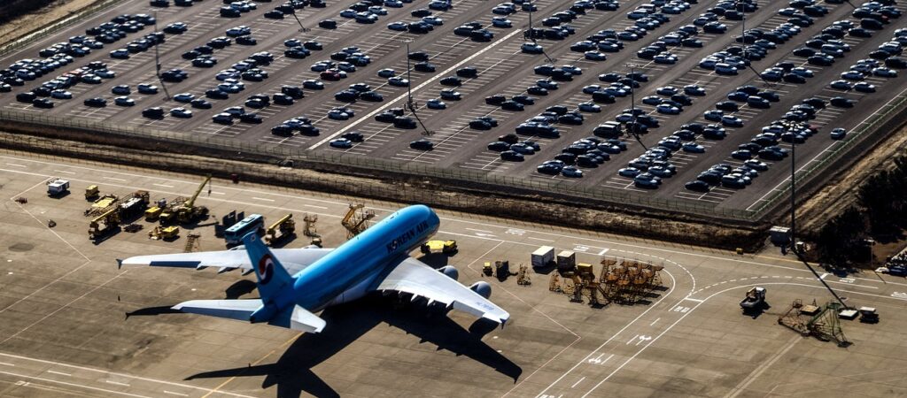 parcheggio in aeroporto